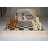 3 in 1 Wooden 66 Pcs Game Set Chess, Backgammon & Draughts [487625]