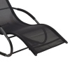 Black Rocking Chair With Pillow [550621]