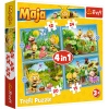 Puzzles - "4in1" - Maya the Bee adventures [34356]