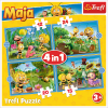 Puzzles - "4in1" - Maya the Bee adventures [34356]