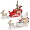 Wooden Sleigh Advent Calendar