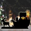 Wooden Sleigh Advent Calendar