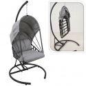 Garden Swing Egg Chair With Canopy [839306]