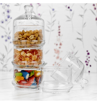 LAV Glass Candy Jar