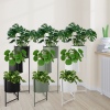 Tall Metal Modern 3-Tiered Plant Stand