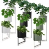 Tall Metal Modern 3-Tiered Plant Stand