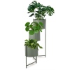 Tall Metal Modern 3-Tiered Plant Stand