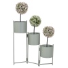 Tall Metal Modern 3-Tiered Plant Stand