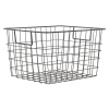 Black Metal Wire Basket 32x29x19cm [098697]