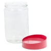 ZESTGLAS Glass Jar With Plastic Lid