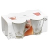 4Pc Clear Coffee Tea Mug Set [108775]