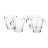 4Pc Clear Coffee Tea Mug Set [108775]