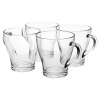 4Pc Clear Coffee Tea Mug Set [108775]