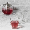 4Pc Clear Coffee Tea Mug Set [108775]