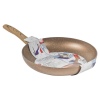 URBN-CHEF Rose Gold Pots & Pans With Wood Look Handles