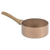 URBN-CHEF Rose Gold Pots & Pans With Wood Look Handles