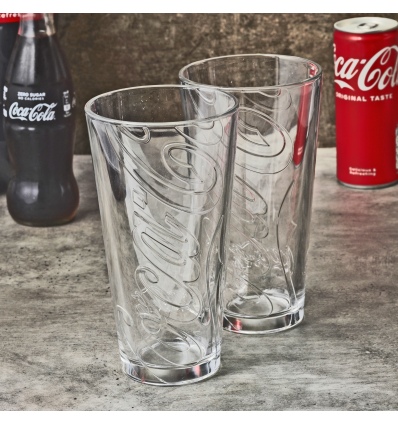 Single 0.58L Coca-Cola Clear Glass [428515]