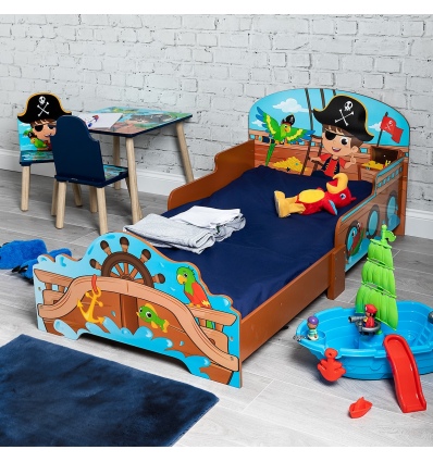 Kids Wooden Pirate Bed [728693]