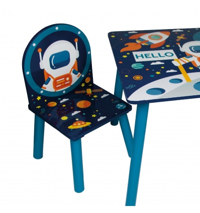 Kids SPACE Wooden Table & Chair Set [83114]