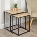 2 Pc LOFT Side Tables  [513538]