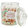 Glass Storage Sweet Jar With Decals [266194]