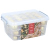 70 Christmas Baubles in Plastic Clip Lid Storage Box