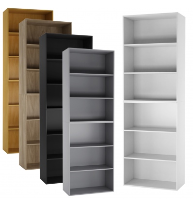 STAKK Wide 6 Shelf Bookcase