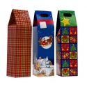 Christmas Wine Bottle Boxes (003649)