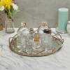 Eternity Design Glass Mirror Candle Tray