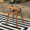 Sqaure Wooden Indoor/Outdoor Side Table [780852][376332]