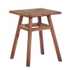 Sqaure Wooden Indoor/Outdoor Side Table [780852][376332]