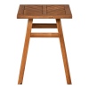 Sqaure Wooden Indoor/Outdoor Side Table [780852][376332]