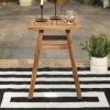 Sqaure Wooden Indoor/Outdoor Side Table [780852][376332]