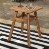 Sqaure Wooden Indoor/Outdoor Side Table [780852][376332]