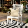 Wooden White Wash Rocking Chair Indoor/Outdoor [376509]