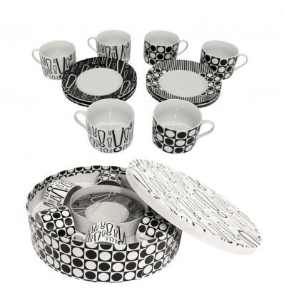 Cup and Saucer Coffee Set