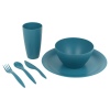 12 Pc Plastic Dinnerware Set Pink