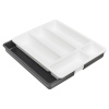 Cutlery Drainer Basket and Extendable Plastic Cutlery Drawer