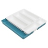 Cutlery Drainer Basket and Extendable Plastic Cutlery Drawer