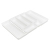 Cutlery Drainer Basket and Extendable Plastic Cutlery Drawer