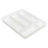 Cutlery Drainer Basket and Extendable Plastic Cutlery Drawer