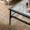 42" Rayna Two Tier Glass & Metal Coffee Table