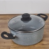 4 Pc DALEMOOR Forged Casserole, Grill & Frying Pan Set