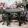 TONDO Table + Birki Garden Chairs