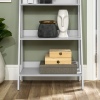 55'' Sophia Wooden Ladder Bookcase Grey [779245]