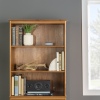 70'' 5 Shelf Solid Wood Bookcase