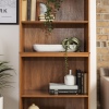 70'' 5 Shelf Solid Wood Bookcase