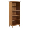 70'' 5 Shelf Solid Wood Bookcase