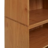 70'' 5 Shelf Solid Wood Bookcase