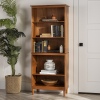 70'' 5 Shelf Solid Wood Bookcase